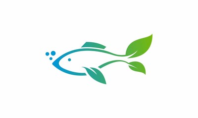 fish with leaf logo