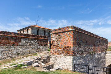 Fototapeta na wymiar Baba Vida Fortress at the coast of Danube river in town of Vidin, Bulgaria