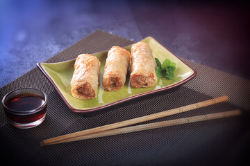 nems, cuisine asiatique	
