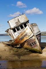The S.S. Point Reyes is a steamship that crashed on a sand bar in Tomales Bay over a 100 years ago....