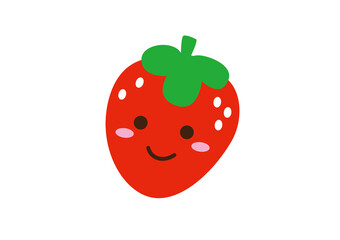 いちごキャラ　線なし