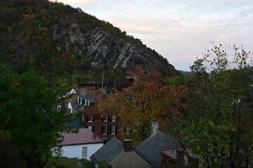old town in a valley
