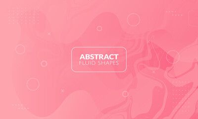 Abstract Colorful liquid background. Modern background design. gradient color. Pink Dynamic Waves. Fluid shapes composition. Fit for website, banners, wallpapers, brochure, posters