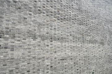 Grey brick walls