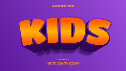 Kids 3D Text Effect