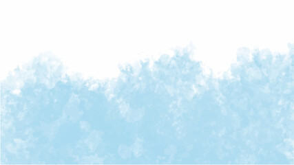 Blue watercolor background for your design, watercolor background concept, vector.