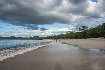 Beautiful Playa Conchal, a beach made of seashells, Guanacaste, Costa Rica