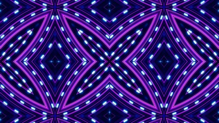 Glowing Geometric Pattern Neon Line Art VJ Light Background