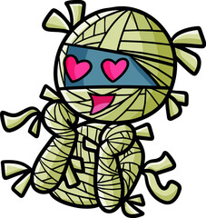 Funny mummy falling in love