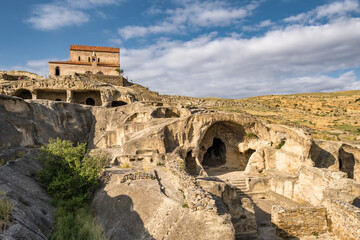 Ancient Uplistsikhe cave town near Gori city, Georgia.