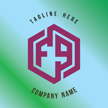 F9 lettering logo is simple, easy to understand and authoritative
