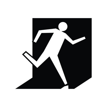 Emergency Fire Icon Door Exit