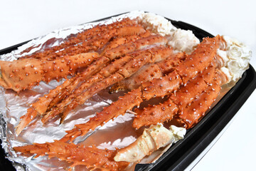 ボイルされたタラバガニ