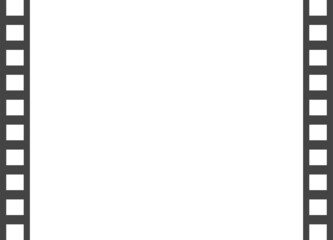 映画のフレームのシンプルなイラスト