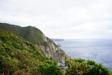 Fototapeta premium 日本 長崎 福江島 大瀬崎灯台 