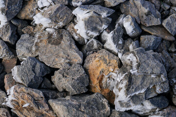 Iced stone ground texture
