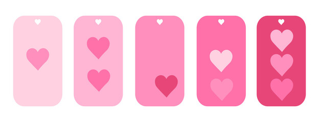 Valentine's day gift tags templates