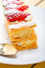 napoleon strawberry cake dessert