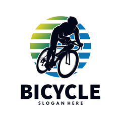bike vintage logo design template