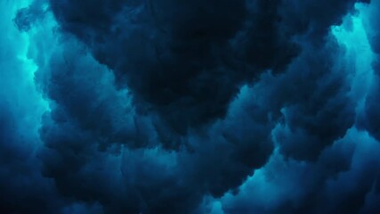 Ocean wave. Underwater view of the crystal clear ocean wave breaking in Maldives