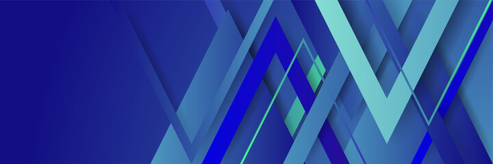 Obraz premium Gradient stroke blue colorful Abstract design banner