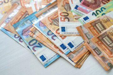 background of currency of the European Union