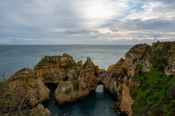 Fototapeta premium Traumhaft schöne Strände in der Algarve, Portugal