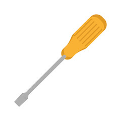 Screwdriver metal tool icon vector illustration design isolated