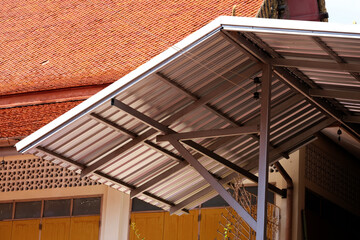 Obraz premium roof tiles and roof