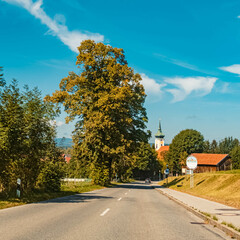 Beautiful alpine summer view at the famous Staffelsee lake, Seehausen, Bavaria, Germany