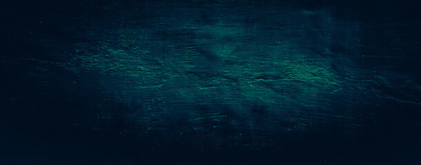 grunge abstract old cement concrete wall texture background with dark green color