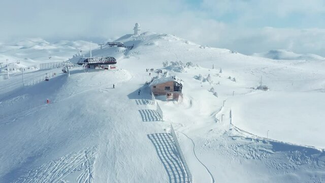 Aerial View Of The Jahorina Ski Resort.