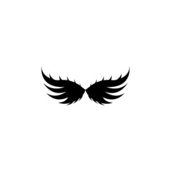 Wing illustration logo vector design