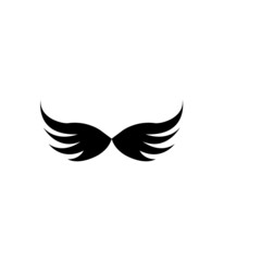 Wing illustration logo vector design