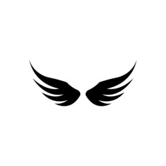 Wing illustration logo vector design