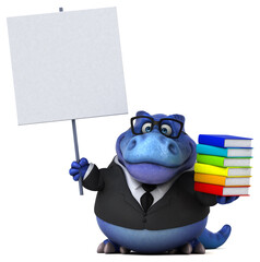 Fun Trex - 3D Illustration © Julien Tromeur