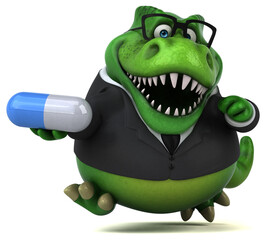 Fototapeta premium Fun Trex - 3D Illustration
