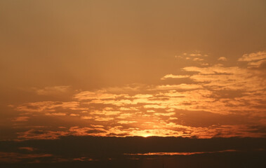 tropical sunset evening sky