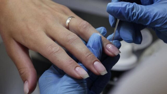 paints nails hands manicure nails lacquer manicure process beauty 