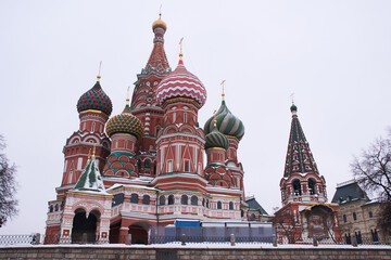 The Cathedral of Vasily the Blessed  in Moscow, Russia