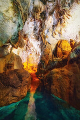 Jeita Grotto near Beirut, Lebanon taken in October 2021
