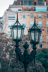Fototapeta na wymiar Elegant street lamps
