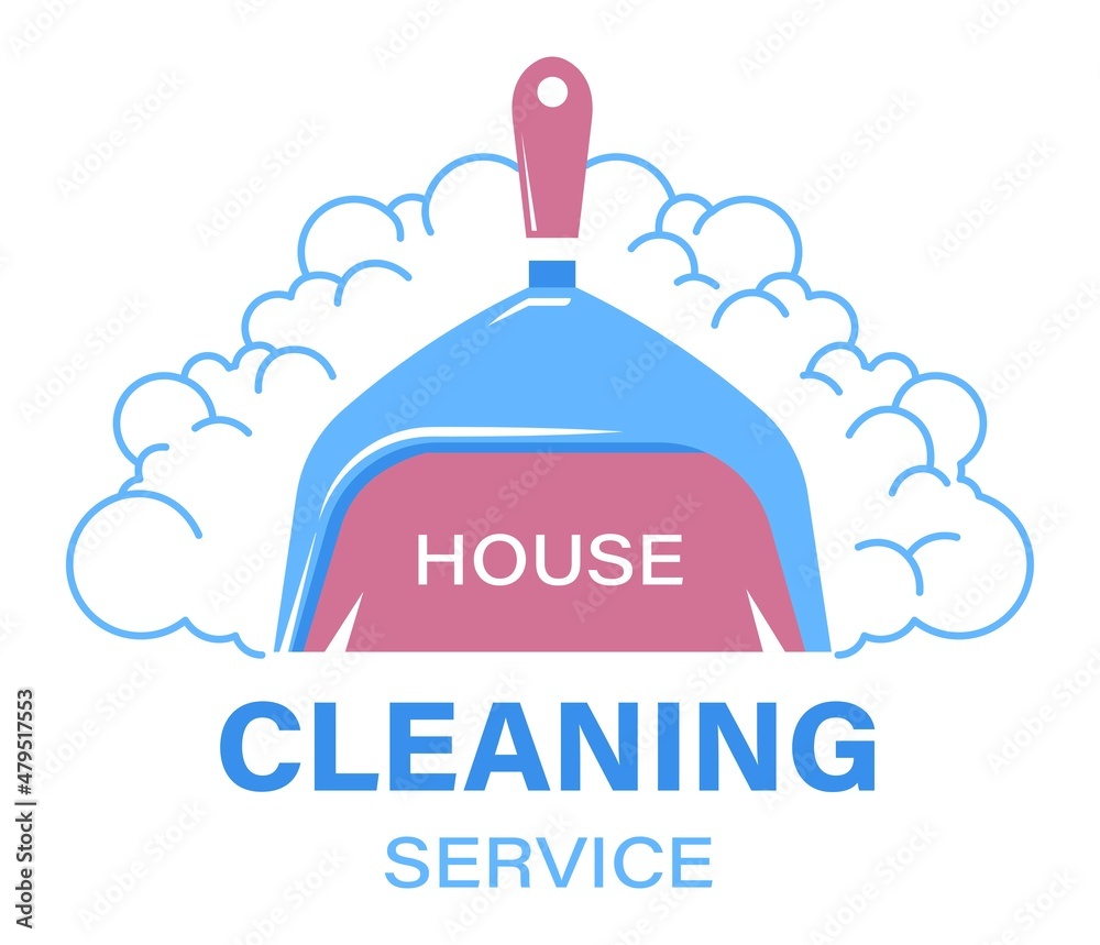 Wall mural House cleaning service, cleanliness and tidiness - Wall murals