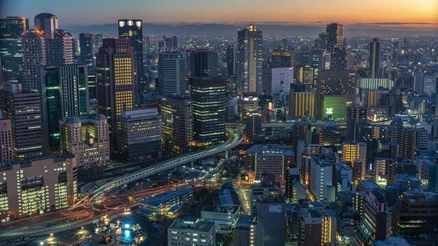 梅田夕景