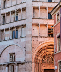 Parma cathedral and baptistery, Italy