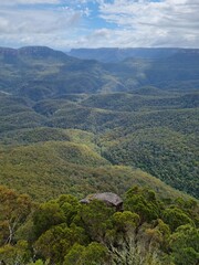 Blue Mountains on the sunny day in Australia