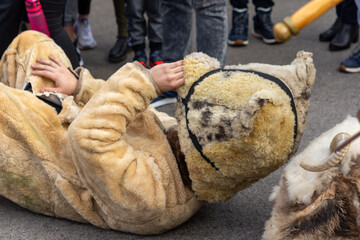 Mummer's procession in Sofia