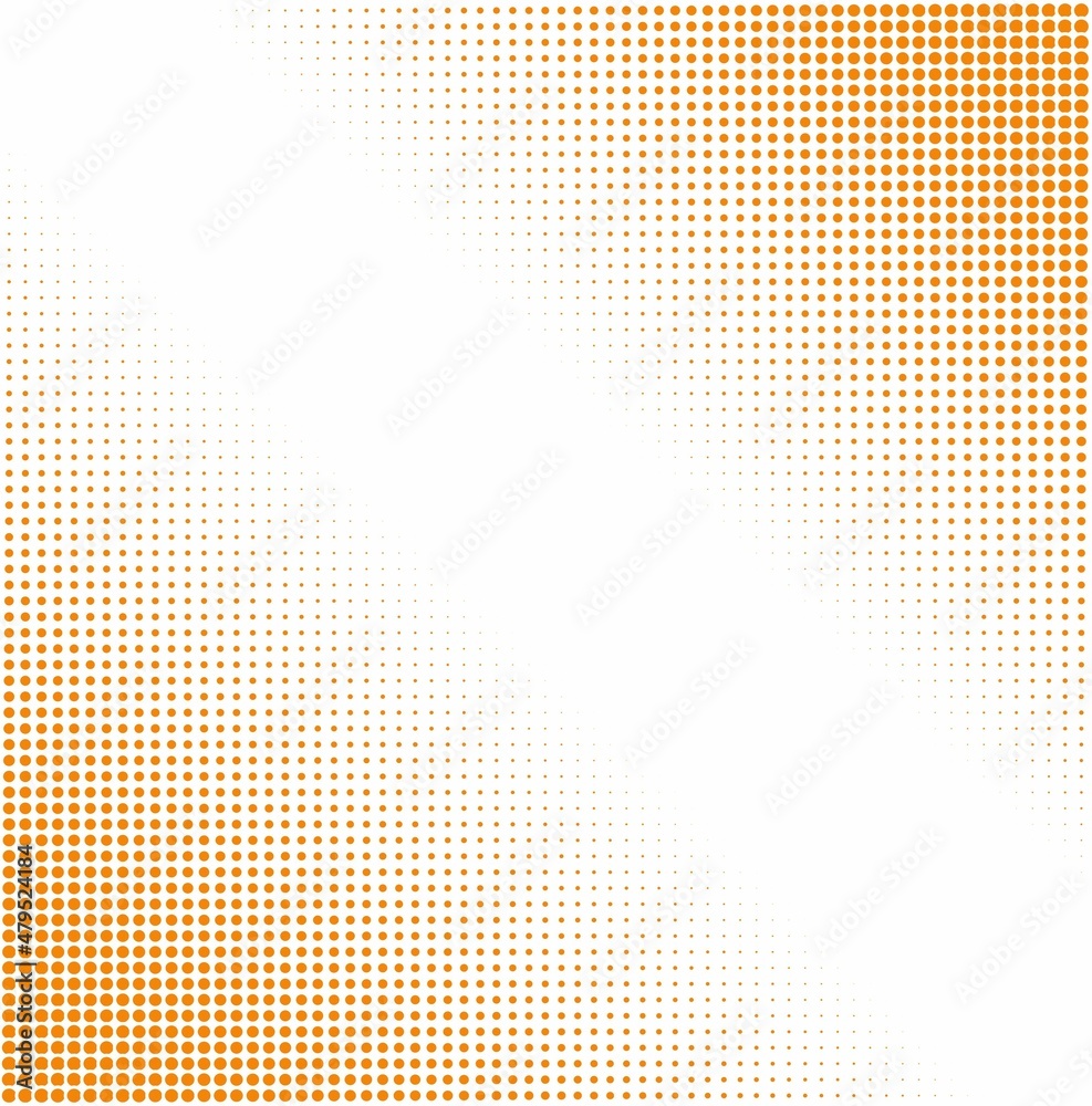 Sticker abstract background with halftone