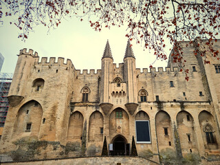 Palace of the Popes (Palais des Papes) in Avignon, France