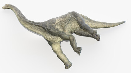 3d rendered illustration of a Brachiosaurus